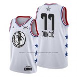 Maillot All Star 2019 Dallas Mavericks Luka Doncic #77 Blanc