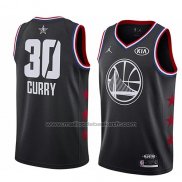 Maillot All Star 2019 Golden State Warriors Stephen Curry #30 Noir