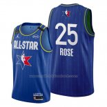 Maillot All Star 2020 Detroit Pistons Derrick Rose #25 Bleu
