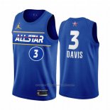 Maillot All Star 2021 Los Angeles Lakers Anthony Davis #3 Bleu