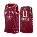 Maillot All Star 2024 Chicago Bulls Demar Derozan #11 Rouge