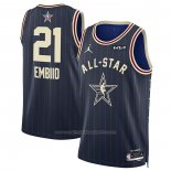 Maillot All Star 2024 Philadelphia 76ers Joel Embiid #21 Bleu