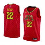 Maillot Atlanta Hawks Isaiah Taylor #22 Statement 2017-18 Rouge