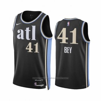 Maillot Atlanta Hawks Saddiq Bey #41 Ville 2023-24 Noir