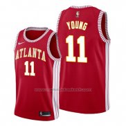 Maillot Atlanta Hawks Trae Young #11 Classic Rouge