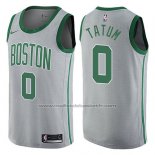 Maillot Boston Celtics Jayson Tatum #0 Ville Gris