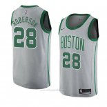 Maillot Boston Celtics Jeff Roberson #28 Ville 2018-19 Gris