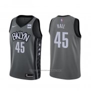 Maillot Brooklyn Nets Donta Hall #45 Statement 2020 Gris