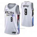 Maillot Brooklyn Nets Goran Dragic #9 Ville 2022-23 Blanc