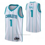 Maillot Charlotte Hornets Lamelo Ball #1 Association 2022-23 Blanc