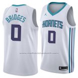 Maillot Charlotte Hornets Miles Bridges #0 Association 2018 Blanc