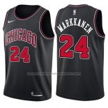 Maillot Chicago Bulls Lauri Markkanen #24 Statement 2017-18 Noir