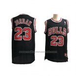 Maillot Chicago Bulls Michael Jordan #23 Retro Noir2