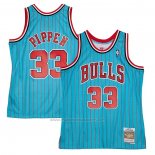 Maillot Chicago Bulls Scottie Pippen #33 Mitchell & Ness 1995-96 Bleu