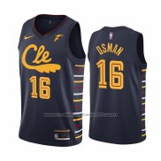 Maillot Cleveland Cavaliers Cedi Osman #16 Ville Bleu