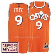 Maillot Cleveland Cavaliers Channing Frye #9 Retro Orange