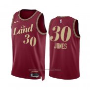 Maillot Cleveland Cavaliers Damian Jones #30 Ville 2023-24 Rouge