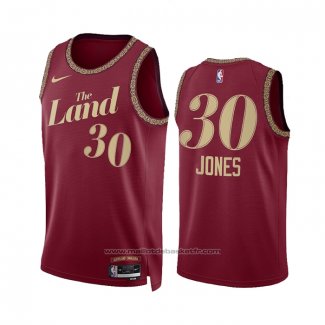 Maillot Cleveland Cavaliers Damian Jones #30 Ville 2023-24 Rouge