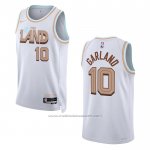 Maillot Cleveland Cavaliers Darius Garland #10 Ville 2022-23 Blanc