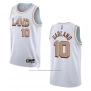 Maillot Cleveland Cavaliers Darius Garland #10 Ville 2022-23 Blanc