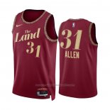 Maillot Cleveland Cavaliers Jarrett Allen #31 Ville 2023-24 Rouge