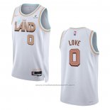 Maillot Cleveland Cavaliers Kevin Love #0 Ville 2022-23 Blanc