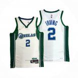 Maillot Dallas Mavericks Kyrie Irving #2 Ville Blanc