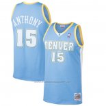 Maillot Denver Nuggets Carmelo Anthony #15 Mitchell & Ness 2003-04 Bleu