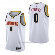 Maillot Denver Nuggets Isaiah Thomas #0 Association Blanc