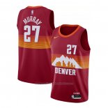 Maillot Denver Nuggets Jamal Murray #27 Ville 2020-21 Rouge