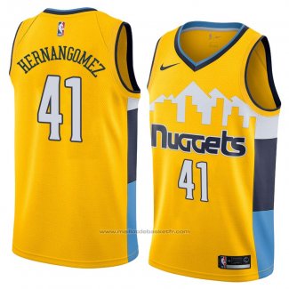 Maillot Denver Nuggets Juan Hernangomez #41 Statement 2018 Jaune