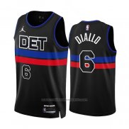 Maillot Detroit Pistons Hamidou Diallo #6 Statement 2022-23 Noir