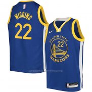 Maillot Enfant Golden State Warriors Andrew Wiggins #22 Icon Bleu