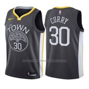 Maillot Enfant Golden State Warriors Stephen Curry #30 Statement 2017-18 Gris