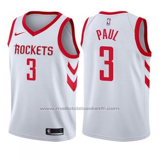 Maillot Enfant Houston Rockets Chris Paul #3 Association 2017-18 Blanc