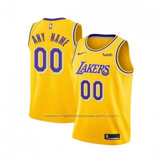 Maillot Enfant Los Angeles Lakers Personnalise Icon 2018-19 Jaune