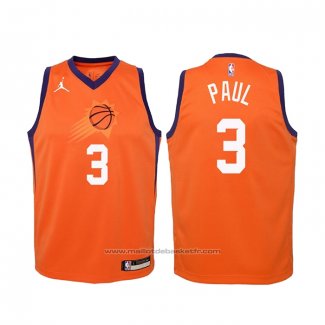 Maillot Enfant Phoenix Suns Chris Paul #3 Statement 2020-21 Orange