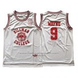 Maillot Film Hillman College Dwayne Wayne #9 Blanc