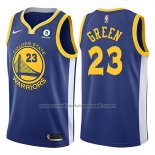 Maillot Golden State Warriors Draymond Green #23 2017-18 Bleu