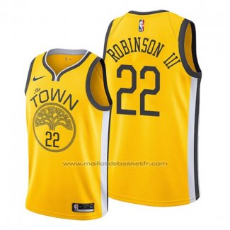 Maillot Golden State Warriors Glenn Robinson III #22 Earned Jaune