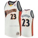 Maillot Golden State Warriors Jason Richardson #23 2009-10 Hardwood Classics Blanc