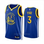 Maillot Golden State Warriors Jordan Poole #3 Icon 2022-23 Bleu