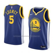 Maillot Golden State Warriors Kevon Looney #5 Icon 2018 Bleu