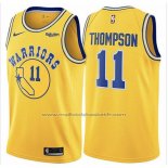 Maillot Golden State Warriors Klay Thompson #11 Hardwood Classic 2018 Jaune