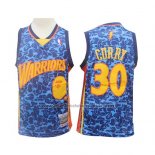 Maillot Golden State Warriors Stephen Curry #30 Mitchell & Ness Bleu