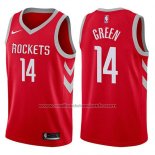 Maillot Houston Rockets Gerald Green #14 2017-18 Rouge
