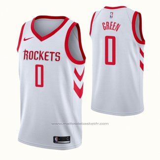 Maillot Houston Rockets Jalen Green #0 Association Blanc