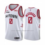 Maillot Houston Rockets Russell Westbrook #0 Ville 2019-20 Blanc