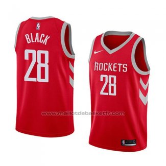 Maillot Houston Rockets Tarik Black #28 Icon 2018 Rouge