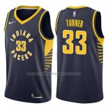 Maillot Indiana Pacers Myles Turner #33 Icon 2017-18 Bleu
